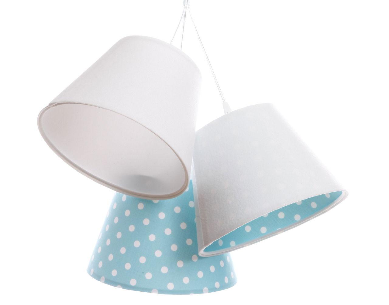 HÄNGELEUCHTE Blau 26/19 cm - Blau/Weiß, Kunststoff (26/0.8/19cm) - ONZENO