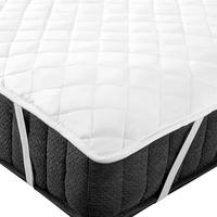 MATRATZENTOPPER 90 x 200 cm Almanzor - Weiß, Naturmaterialien (90/200cm) - Beliani