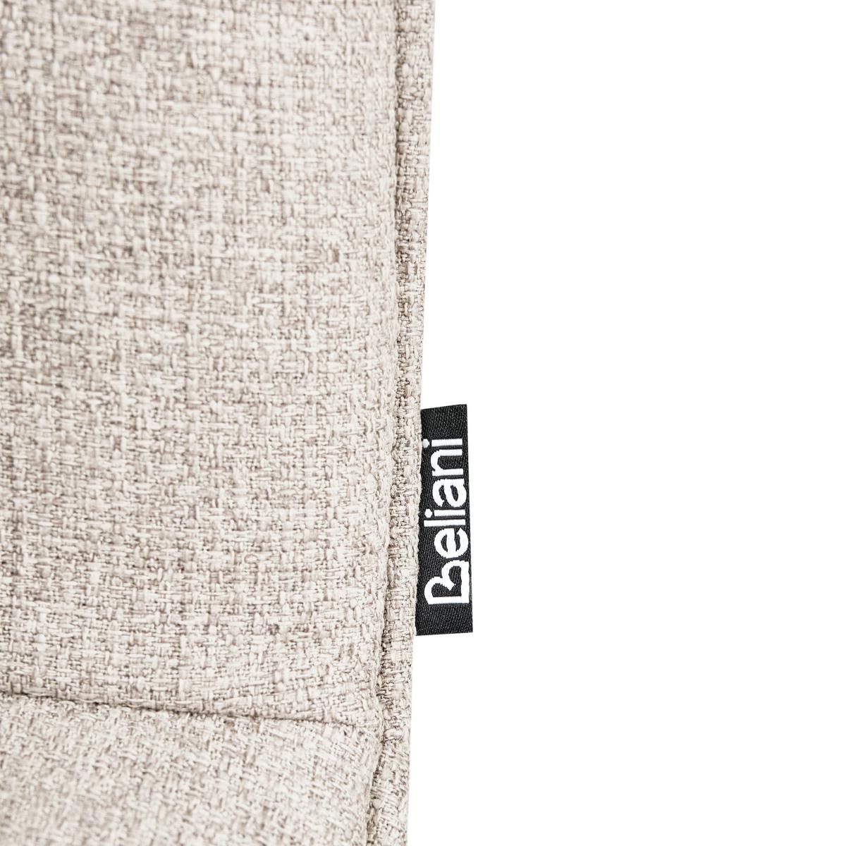 ESSZIMMERSTUHL 2er-Set Hellbeige Carver - Beige, Textil (47/89/58cm) - Beliani