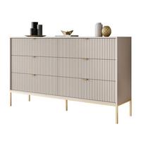 SIDEBOARD CORTADO GOLD KS154 MIT SCHUBLADEN KASCHMIR - Beige, Holzwerkstoff (154/91/39cm) - Lookway