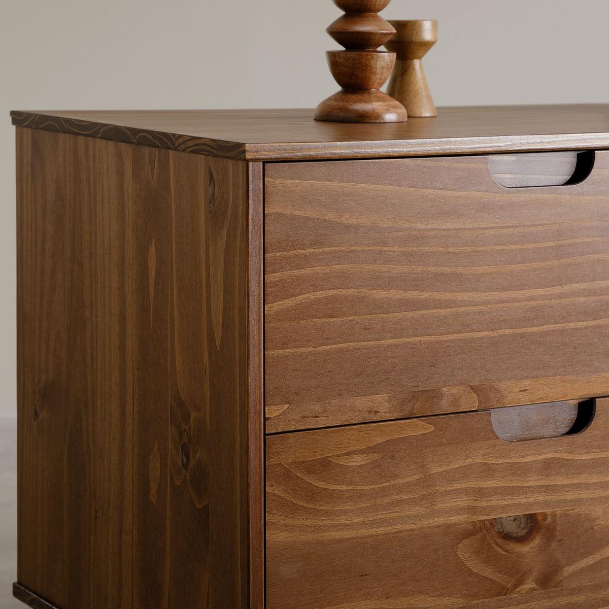 SIDEBOARD TIVOLI Kastanie - Kastanienfarben, Holz (145/75/45cm) - IDIMEX