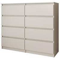 KOMMODE Lemon mit 8 Schubladen, 100 cm, Kaschmir - Kaschmir, Holzwerkstoff (100/97/40cm) - Beautysofa