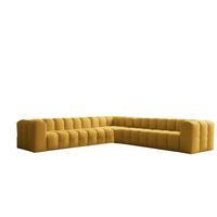 ECKSOFA Solvie Xl In Tiffani - Gelb, Holzwerkstoff/Textil (330/330cm) - Fun Möbel
