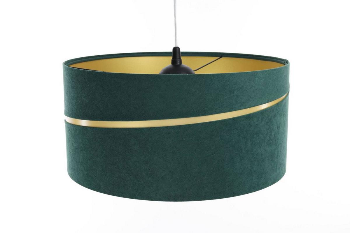 HÄNGELEUCHTE Grün 50/25 cm - Goldfarben/Grün, Kunststoff (50/0.4/25cm) - ONZENO