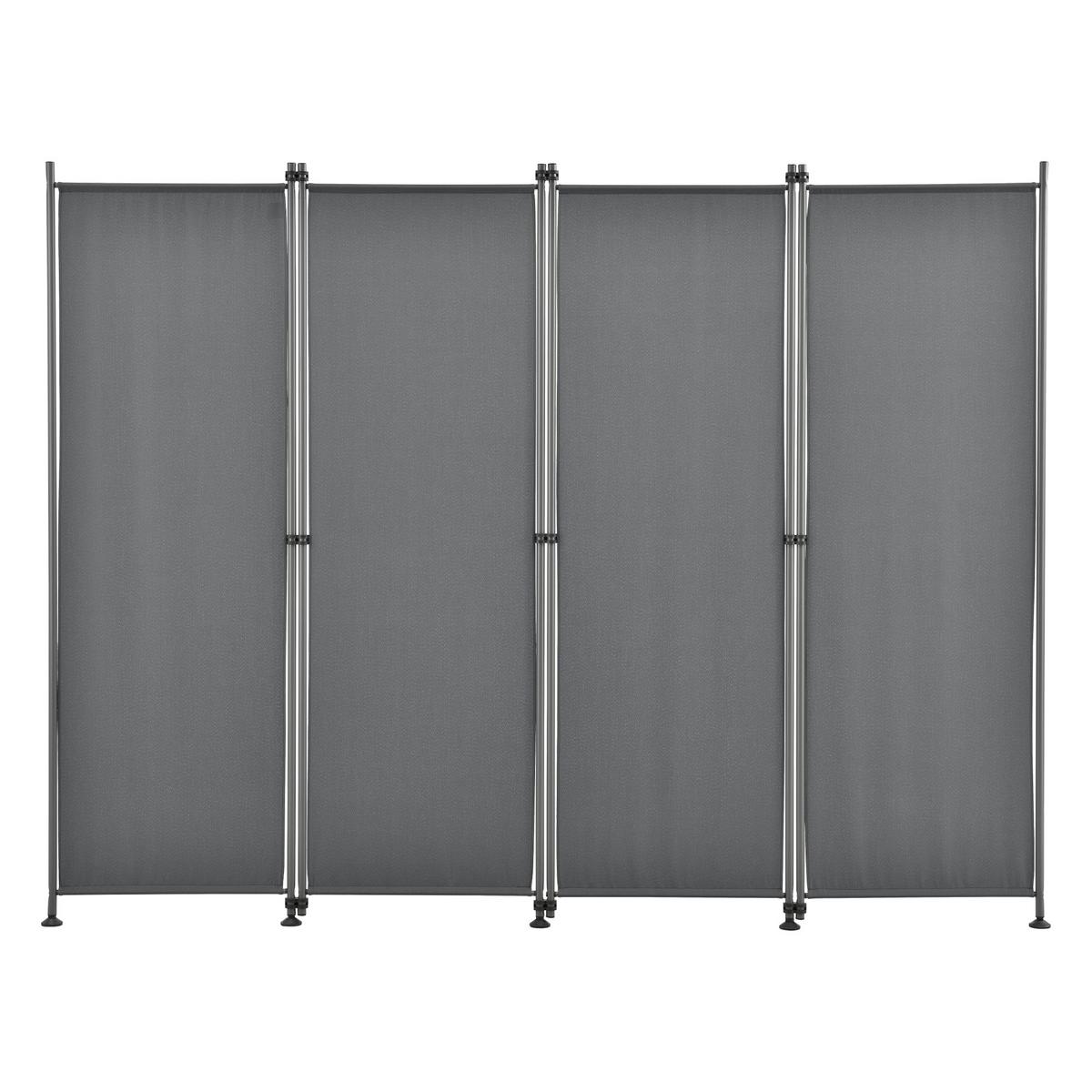 SICHTSCHUTZ Modica - Grau, Textil/Metall (215/170cm) - pro.tec