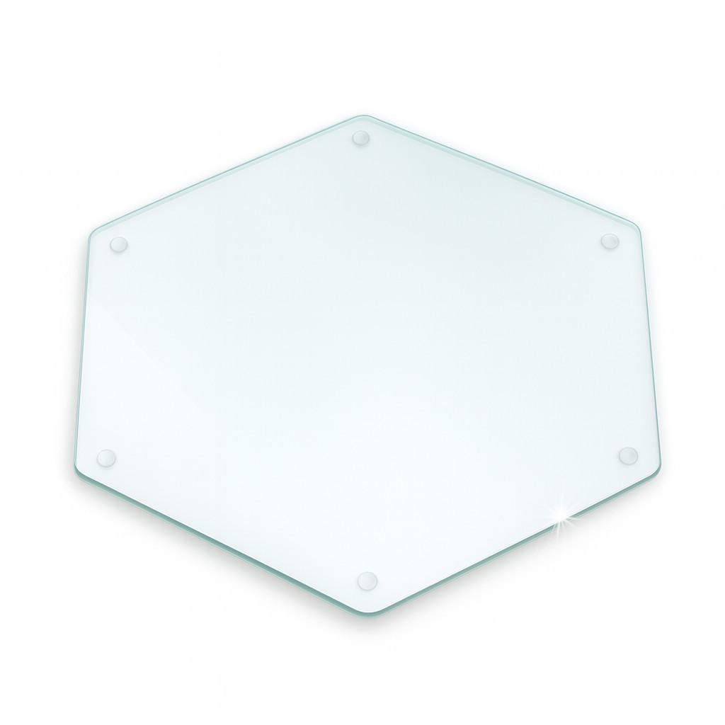 GLASPLATTE h40cm Transparent - Transparent, Glas (40/40cm) - Wallfluent
