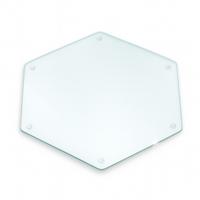 GLASPLATTE h40cm Transparent - Transparent, Glas (40/40cm) - Wallfluent