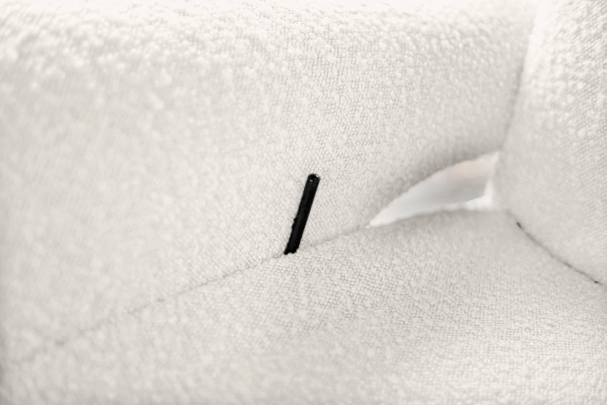 RELAXSESSEL NAMA Hellgrau Webstoff Relaxfunktion - Hellgrau/Schwarz, Textil/Metall (78/111/86cm) - KAWOLA