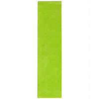 TREND VELOURS LÄUFER TEPPICH JOY - Hellgrün, Textil (80/320cm) - Snapstyle