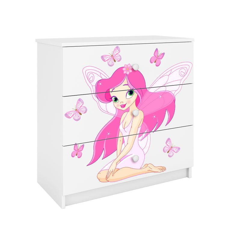 KINDERKOMMODE Weiß - Weiß, Holzwerkstoff (81/80/41cm) - Petits-meubles