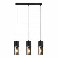 PENDELLEUCHTE Amara 180/54/9 cm - Schwarz, Metall (180/54/9cm) - ZMH