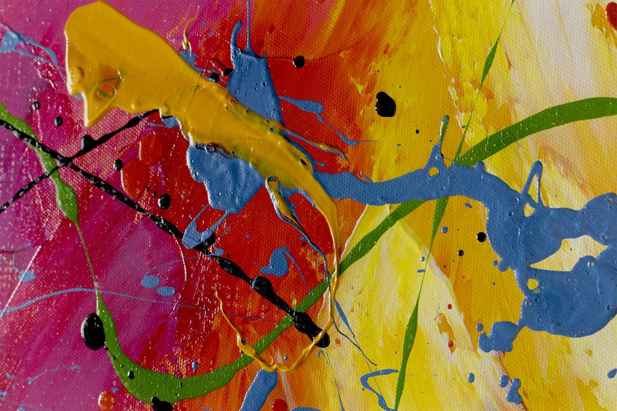 ÖLGEMÄLDE 150/50 cm - Multicolor, Holz/Textil (150/50cm) - KUNSTLOFT
