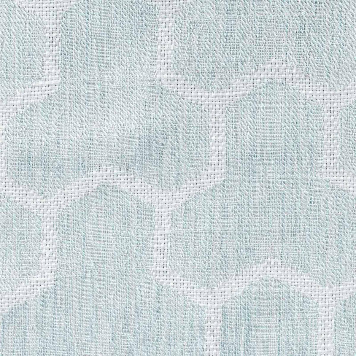 VERDUNKELUNGSVORHÄNGE geometrisch mit Thermo-Funktion, Ösen 167/182 cm - Hellblau, Textil (167/182cm) - Homescapes