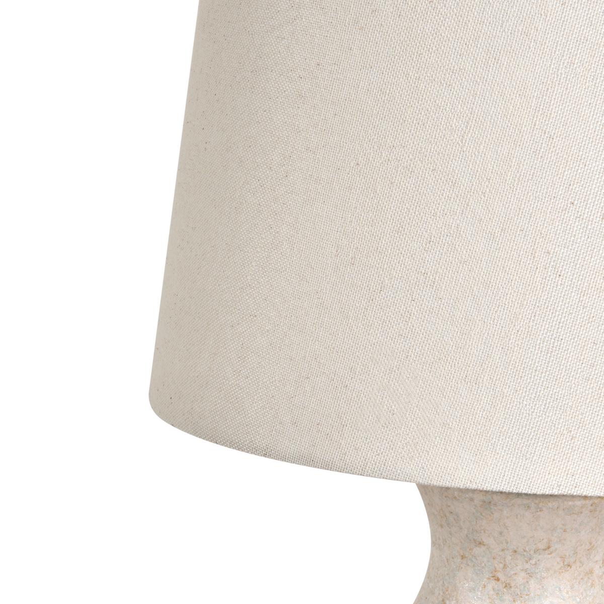 TISCHLAMPE Beige Charges - Beige, Keramik (27/27/50cm) - Beliani