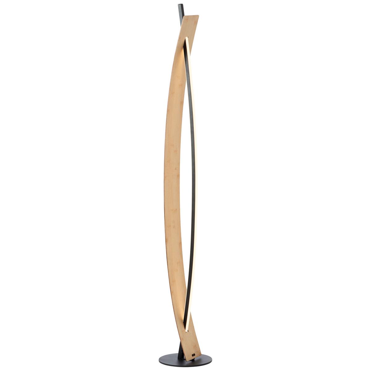 STEHLAMPE Visby G70900/76 - Schwarz, Metall (18/18/120cm) - Brilliant