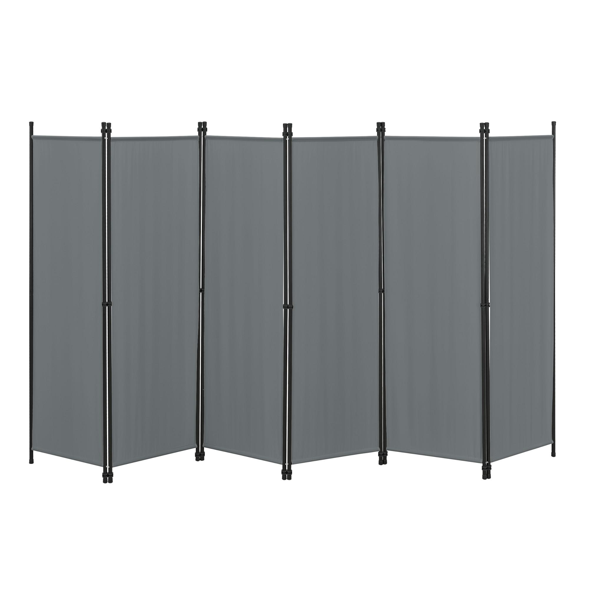 SICHTSCHUTZ Huesca - Dunkelgrau, Textil/Metall (300/2cm) - [en.casa]