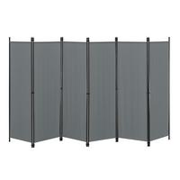 SICHTSCHUTZ Huesca - Dunkelgrau, Textil/Metall (300/2cm) - [en.casa]