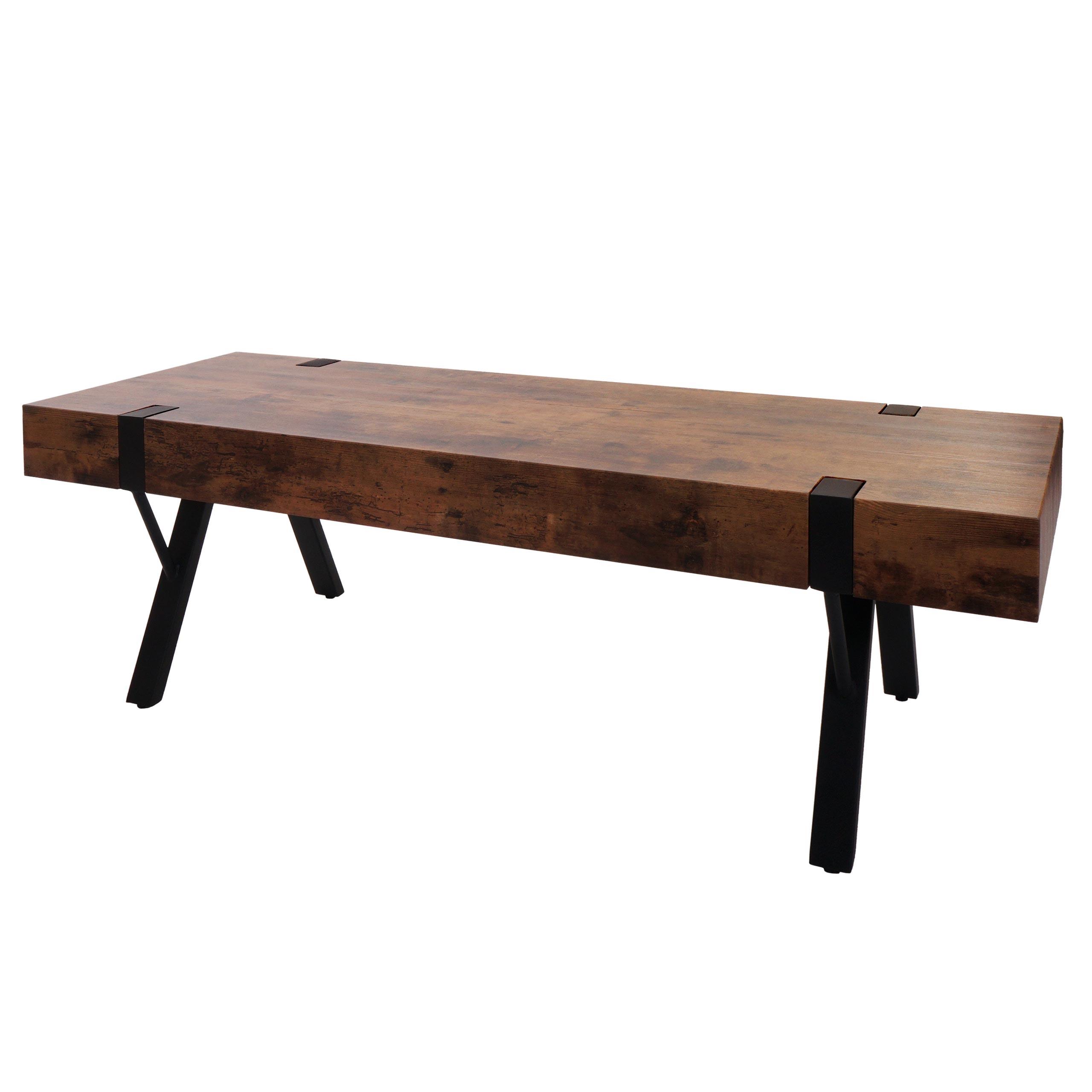 TV-RACK Eiche dunkel - Trüffeleichefarben, Holz (120/42/40cm) - MCW