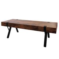 TV-RACK Eiche dunkel - Trüffeleichefarben, Holz (120/42/40cm) - MCW
