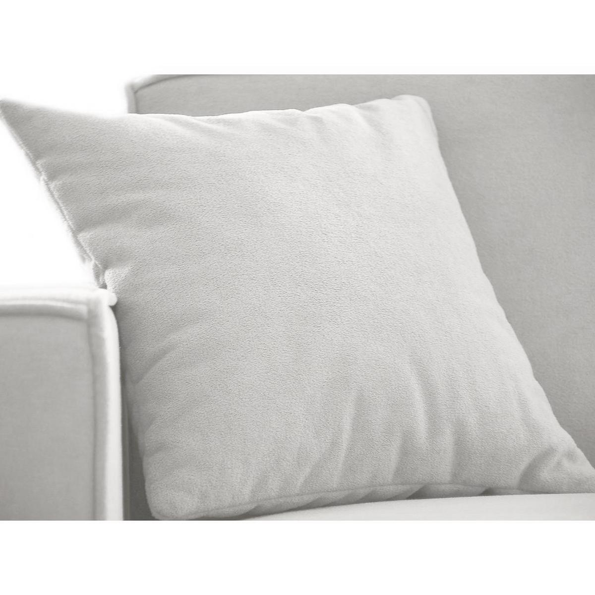 ECKSOFA ohne Schlaffunktion Pedro L beige rechts - Beige/Schwarz, Kunststoff/Textil (267/170cm) - Beautysofa
