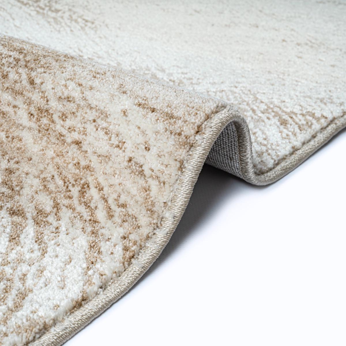 TEPPICHLÄUFER Abstrakt SCRIVIA Polypropylen Beige 80 x 150 cm - Beige, Textil (80/150cm) - KADIMA DESIGN