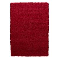 HOCHFLORTEPPICH RHEIN, einfarbig, Rot, 60 x 110 cm - Rot, Textil (60/110cm) - KADIMA DESIGN