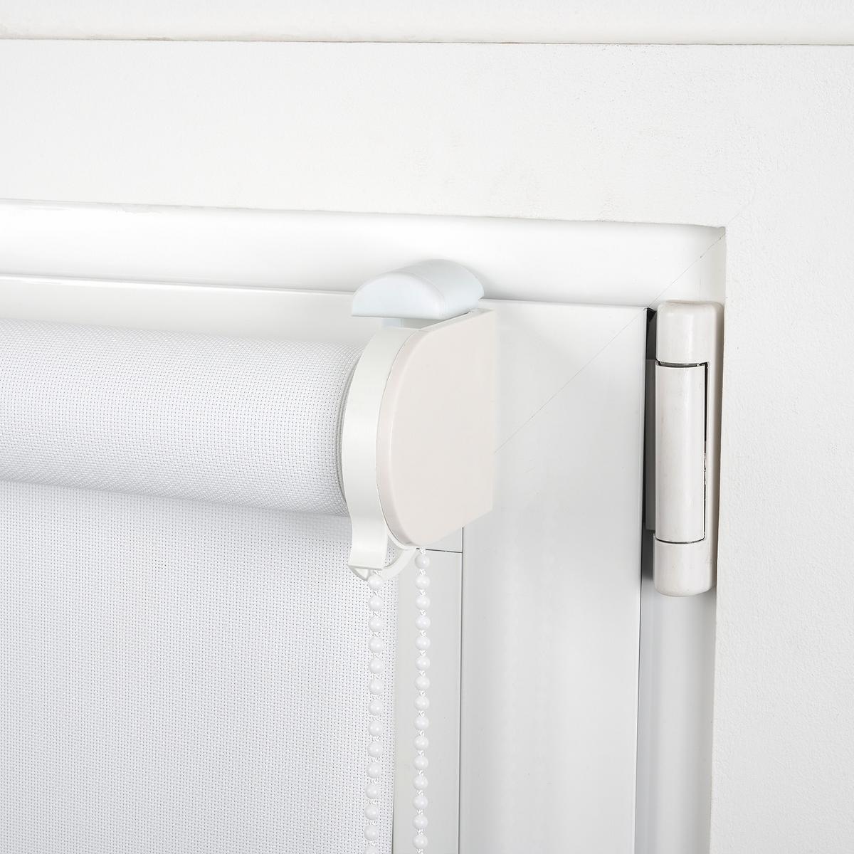 SCREEN-ROLLO Plus Easyfix Weiß 100x180 - Weiß, Kunststoff (100/180/1cm) - STORESDECO