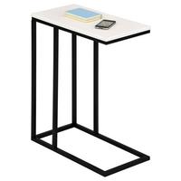BEISTELLTISCH DEBORA weiß - Schwarz/Weiß, Holzwerkstoff (26/46/61cm) - IDIMEX