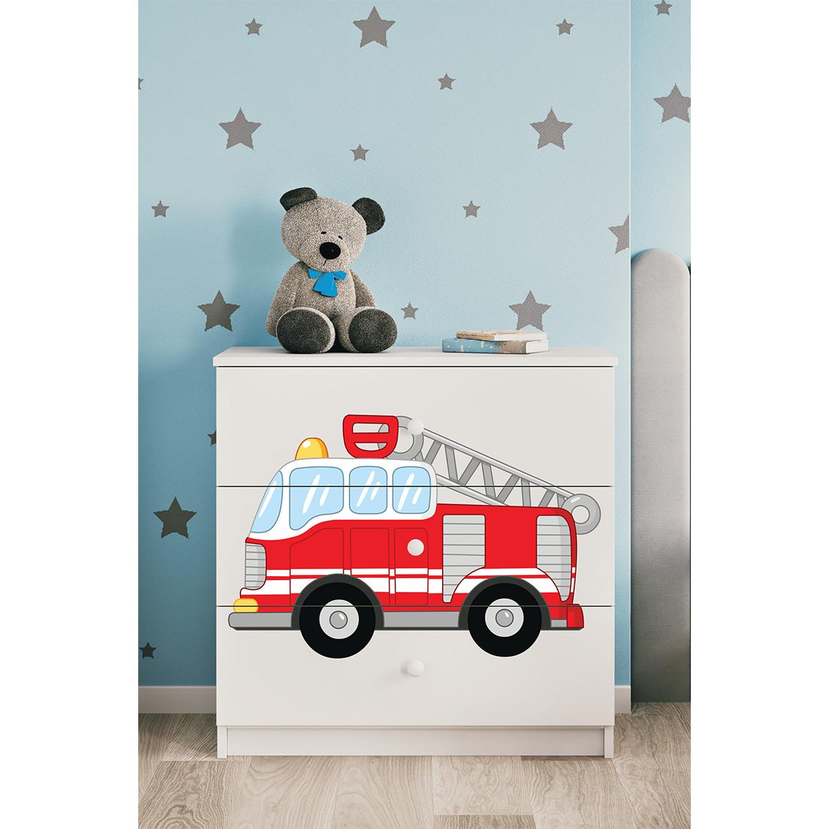 KINDERKOMMODE Weiß - Weiß, Holzwerkstoff (81/80/41cm) - Petits-meubles