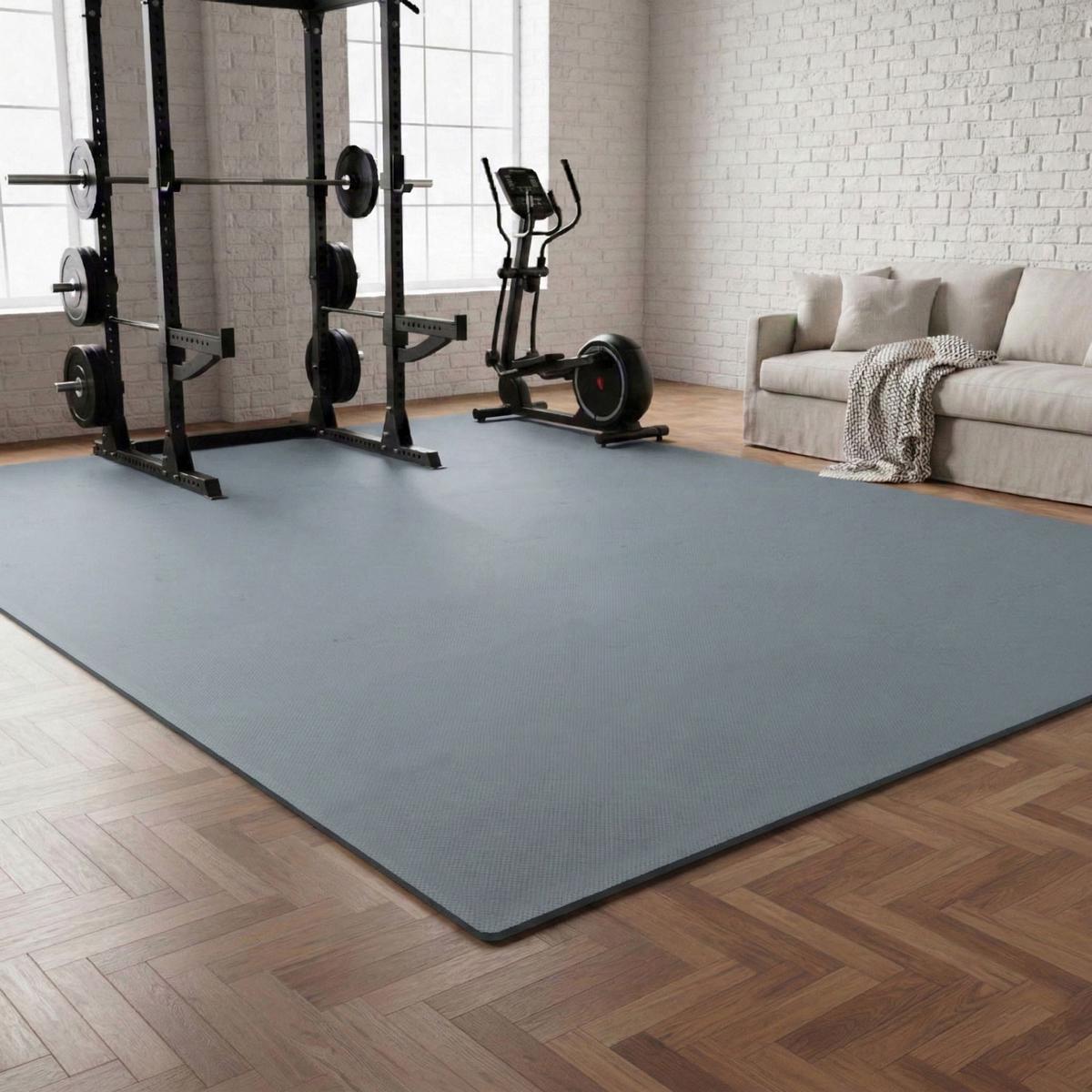 BODENSCHUTZMATTE 30x30x1 cm, Grau, 36er Set - Grau, Kunststoff (30/30cm) - eyepower