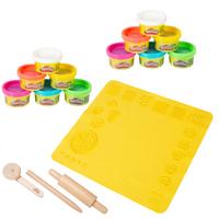 SPIELSET KNETE roba x Play-Doh Groß - Grau, Holz/Kunststoff (50/55/1cm) - Roba
