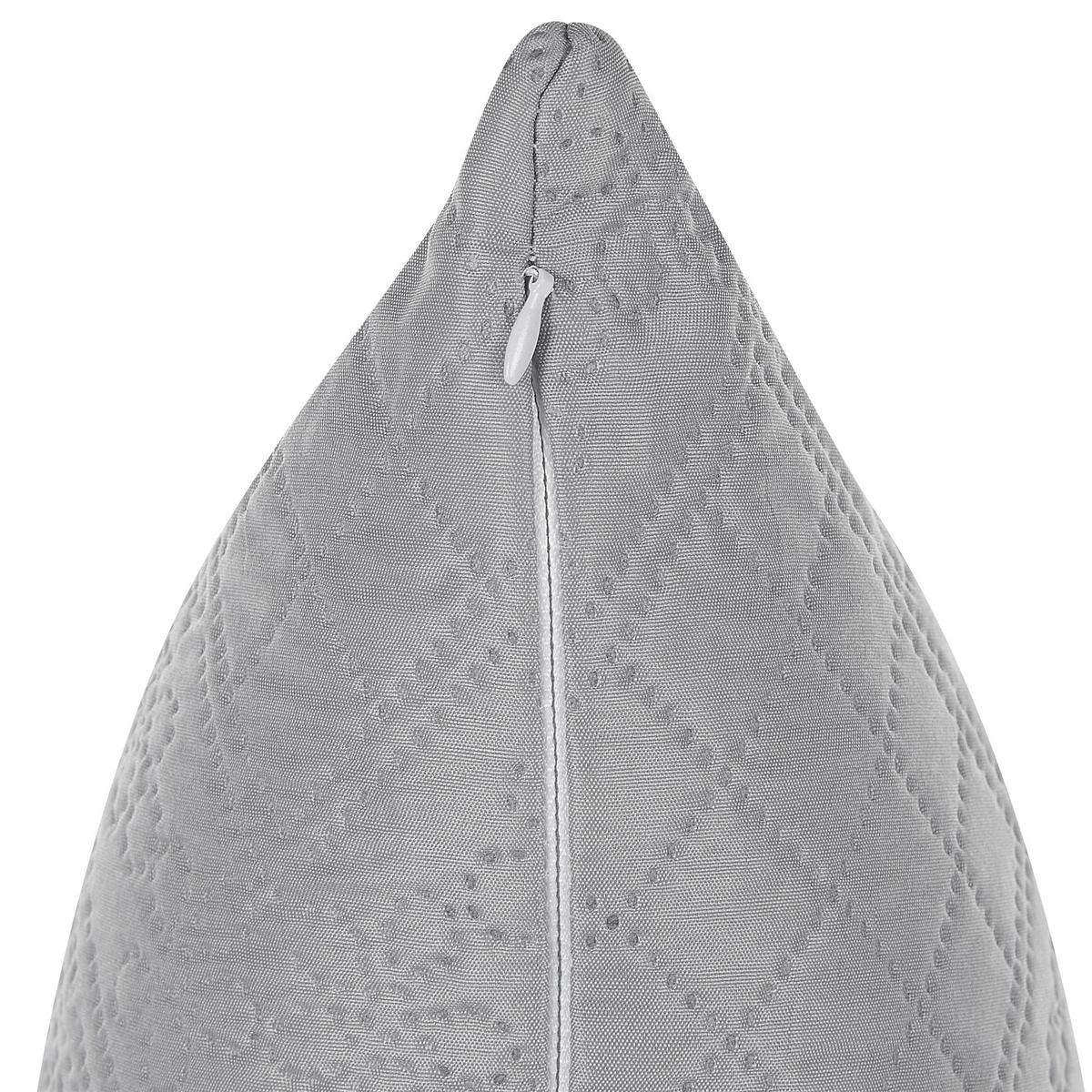 TAGESDECKEN Grau 140 x 210 cm Alamut - Grau, Textil (140/210cm) - Beliani