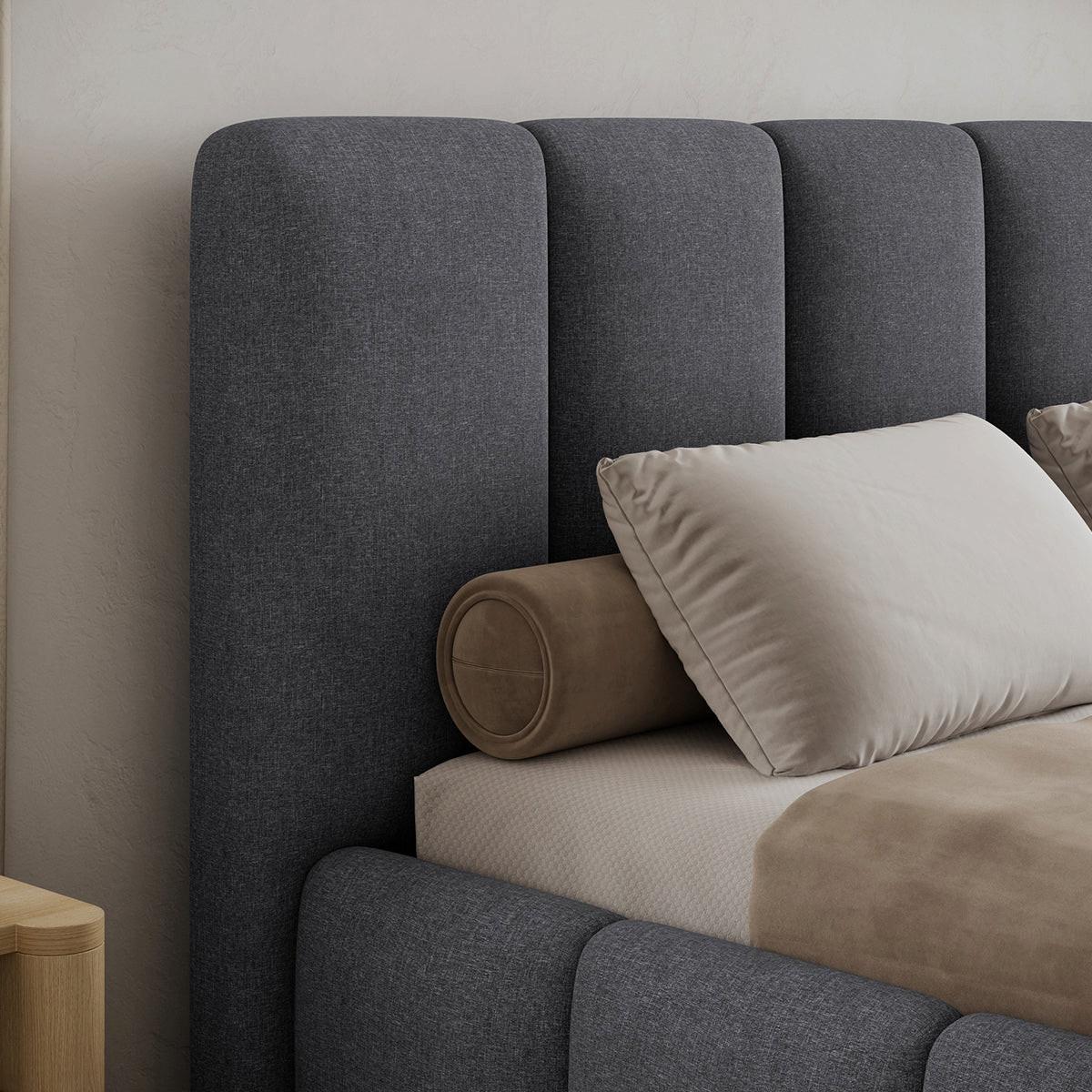 BOXBETT 180/200 Klaus Dunkelgrau - Grau, Holz (180/200cm) - Petits-meubles