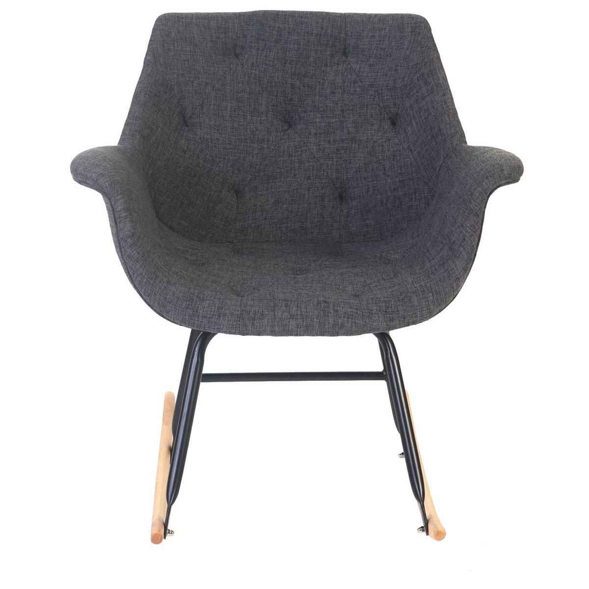 SCHAUKELSTUHL Grau - Grau, Textil (69/76/70cm) - MCW