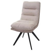 ESSZIMMERSTUHL Cremeweiß - Creme/Weiß, Textil (49/93/68cm) - MCW