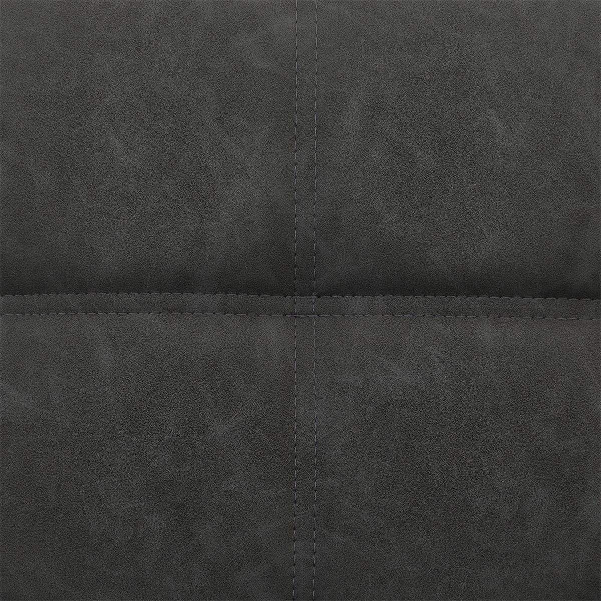 ESSZIMMERBANK KORSI schwarz - Schwarz, Textil/Metall (140/87/56cm) - IDIMEX