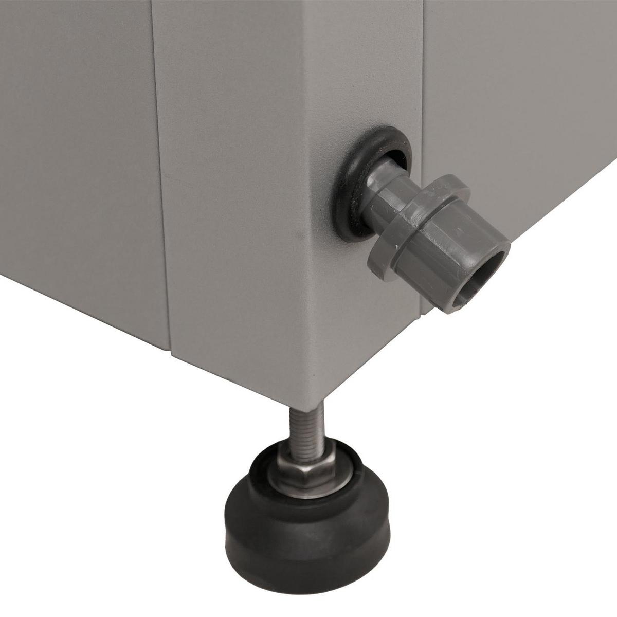 HOCHBEET Grau - Grau, Metall (161/91/51cm) - MCW