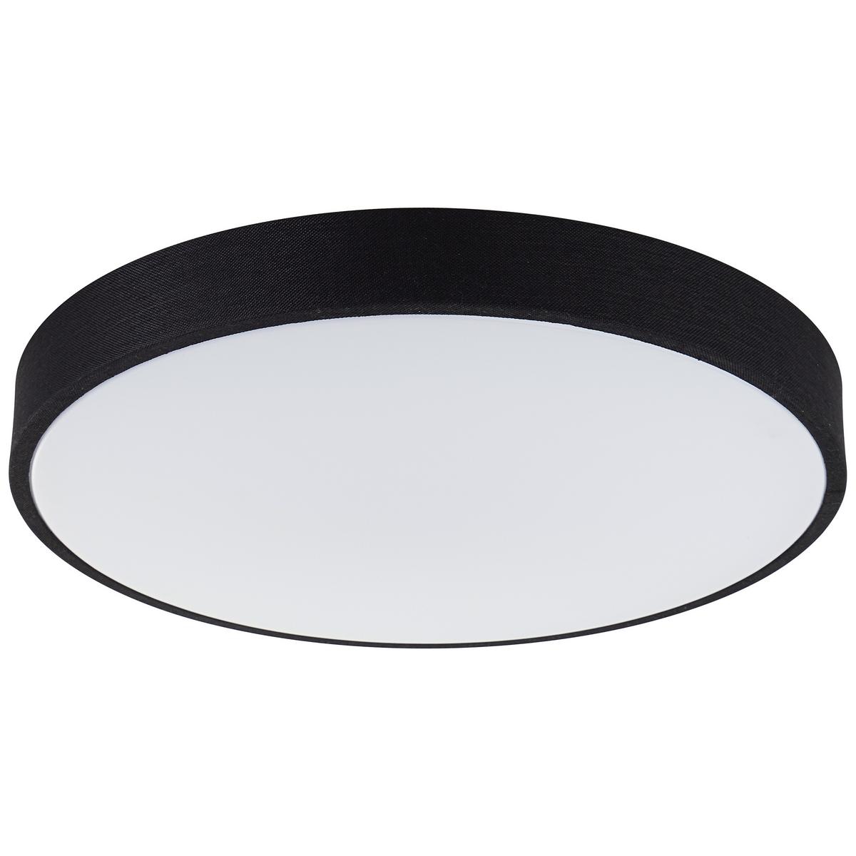 DECKENLEUCHTE Filiz G80821/76 - Schwarz, Metall (49/49/8cm) - Brilliant