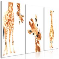 KUNSTDRUCK Weiß 60/30 cm - Weiß/Orange, Textil (60/30cm) - KUNSTLOFT