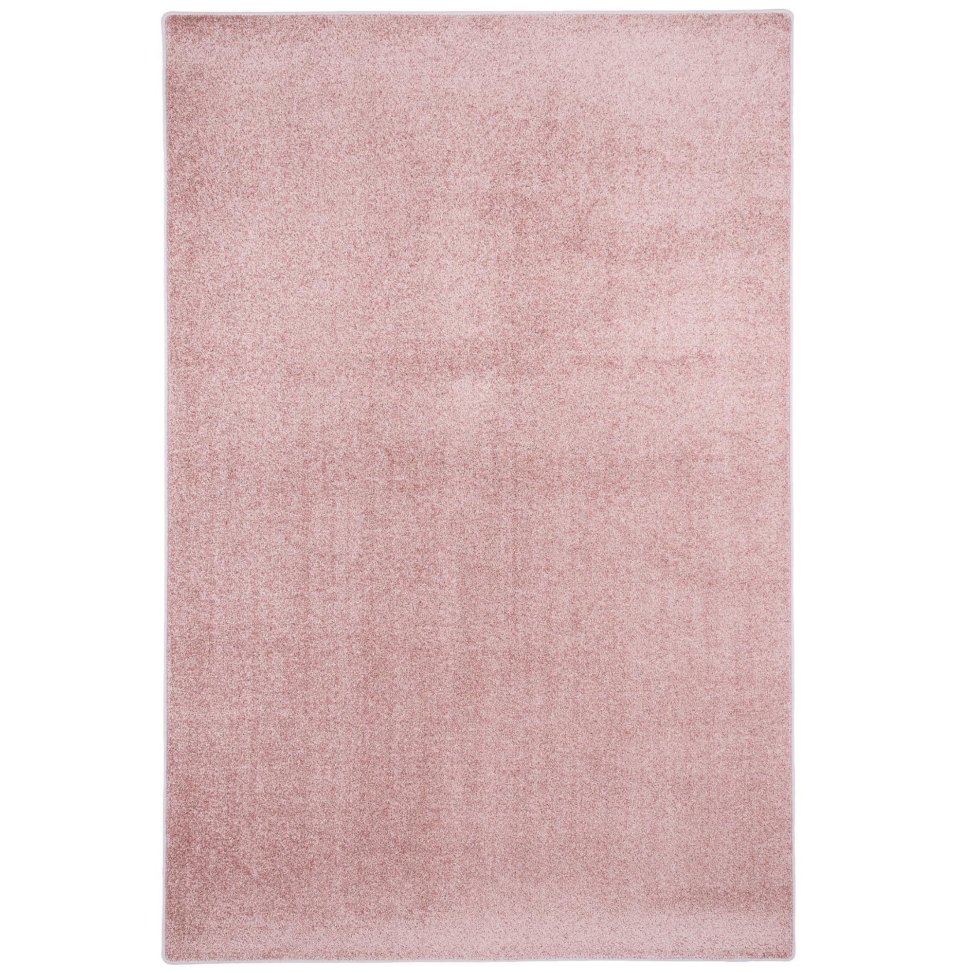 HOCHFLOR VELOURS TEPPICH LUNA - Rosa, Textil (80/240cm) - Snapstyle
