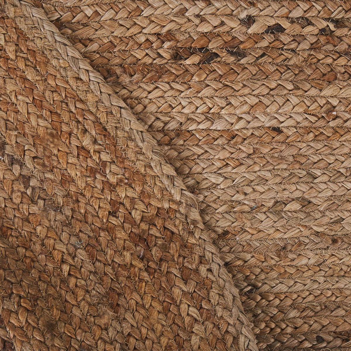 KURZFLOR-TEPPICH Demirci 180/120 cm - Beige, Naturmaterialien (120/180cm) - Beliani