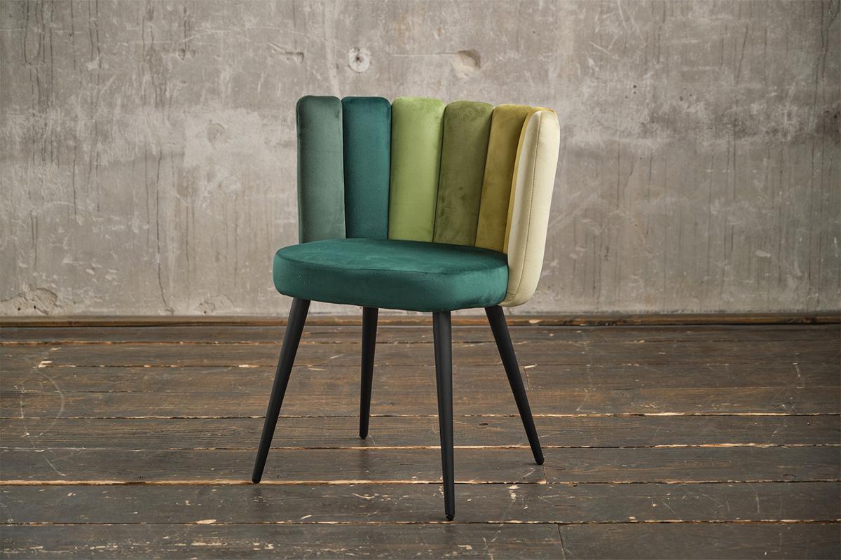 ESSZIMMERSTUHL JADA Grün Velvet - Grün, Kunststoff/Textil (59/86/55cm) - KAWOLA