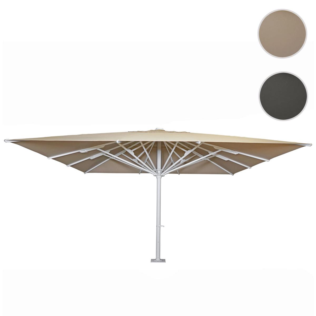 GASTRONOMIE-LUXUS-SONNENSCHIRM D20B Beige - Beige, Textil (500/500cm) - MCW