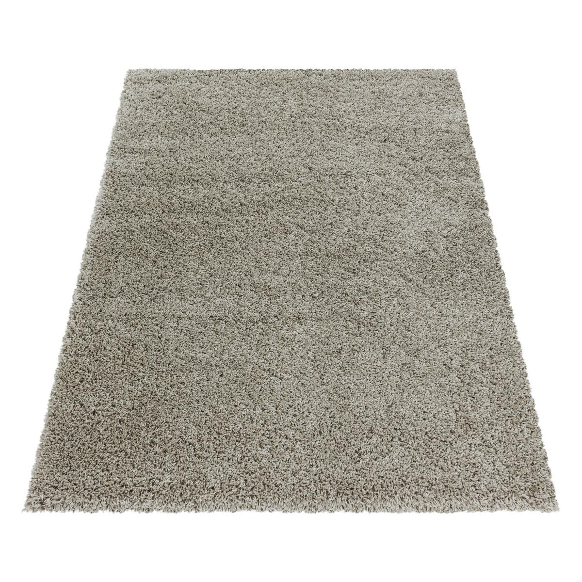 TEPPICH Hochflor SPREE in Natur, einfarbig, 120 x 170 cm - Beige, Textil (170/120cm) - KADIMA DESIGN