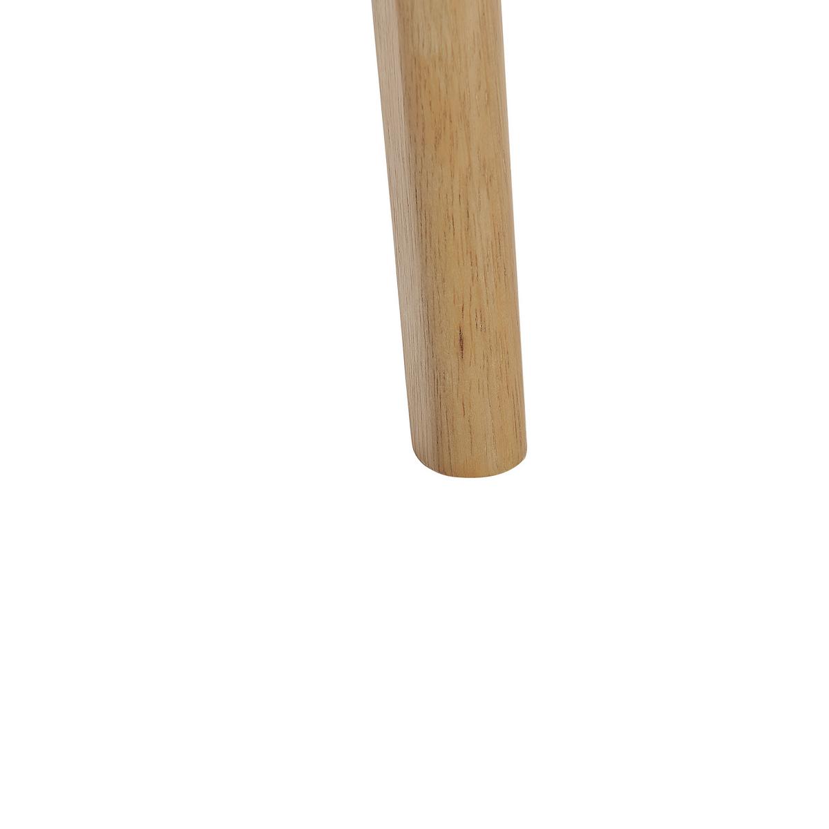 ESSZIMMERSTUHL 2er-Set Holzwerkstoff Heller Holzfarbton/Hellgrau Abee - Hellbraun, Holz/Textil (47/88/46cm) - Beliani