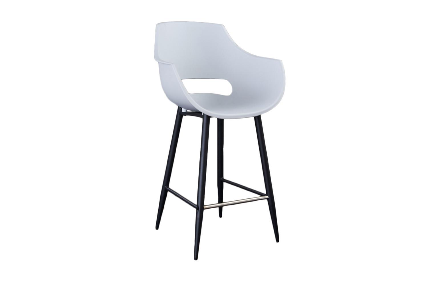 BARHOCKER ZAJA Weiß Kunststoff - Weiß, Kunststoff (57/114/59cm) - KAWOLA