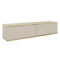 LOWBOARD VENEZIA 135/30/32 cm, Beige - Beige, Holzwerkstoff (135/30/32cm) - MASSENO