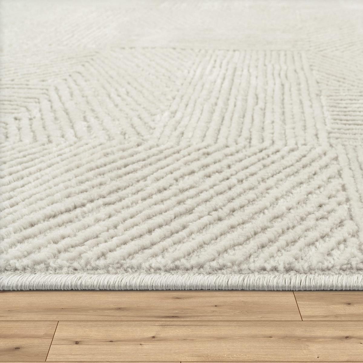 FLACHWEBETEPPICH Boho Creme 200 x 280 cm - Creme, Kunststoff (200/280cm) - TT Home