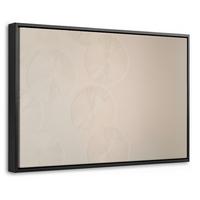 LEINWAND Bilder mit Rahmen - Japandi - Beige - Modern - 30x20 - Ecru, Textil (30/20cm) - MuchoWow