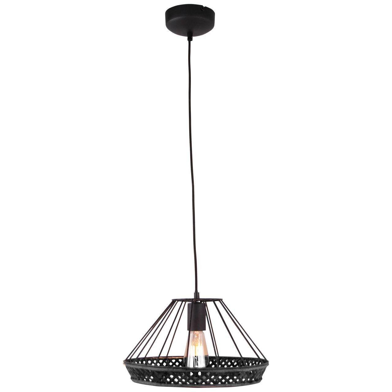 PENDELLEUCHTE Tory 99264/06 - Schwarz, Metall (32.5/32.5/137cm) - Brilliant